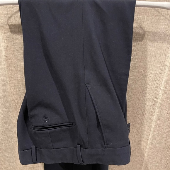 Vallini Man collection navy slim pants size 32 - Picture 2 of 4